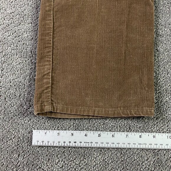 Vintage 70s Lee Corduroy Pants Men's 34 x 32 Fits 32x31 Brown USA Talon Zipper - Picture 10 of 12